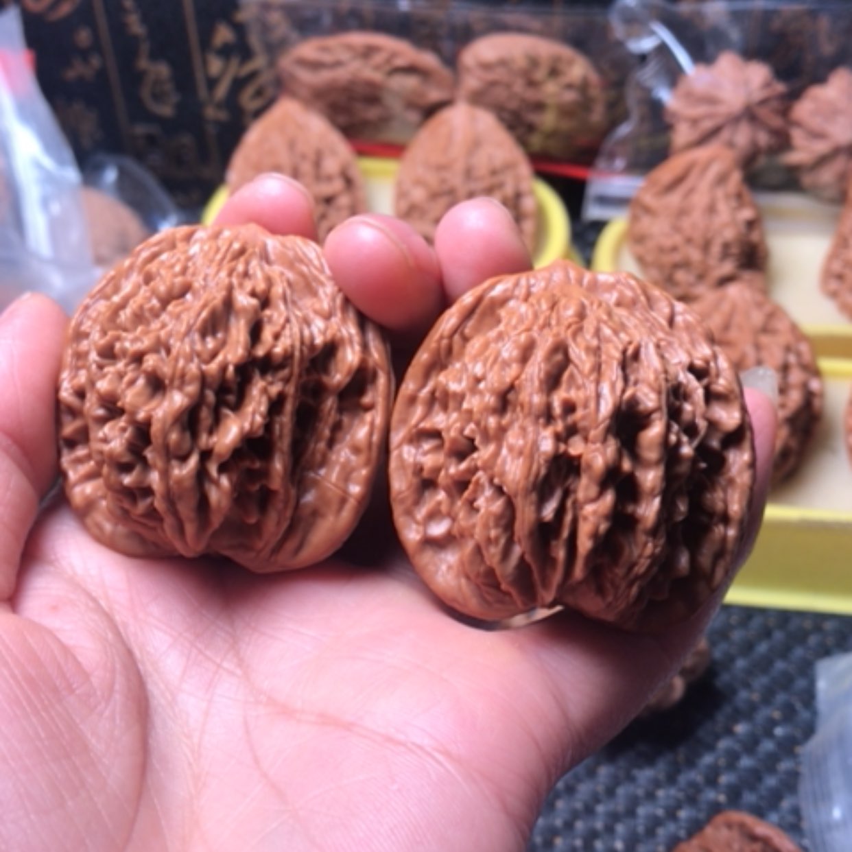 【闪购商品】摆件核桃麦穗虎尺寸44