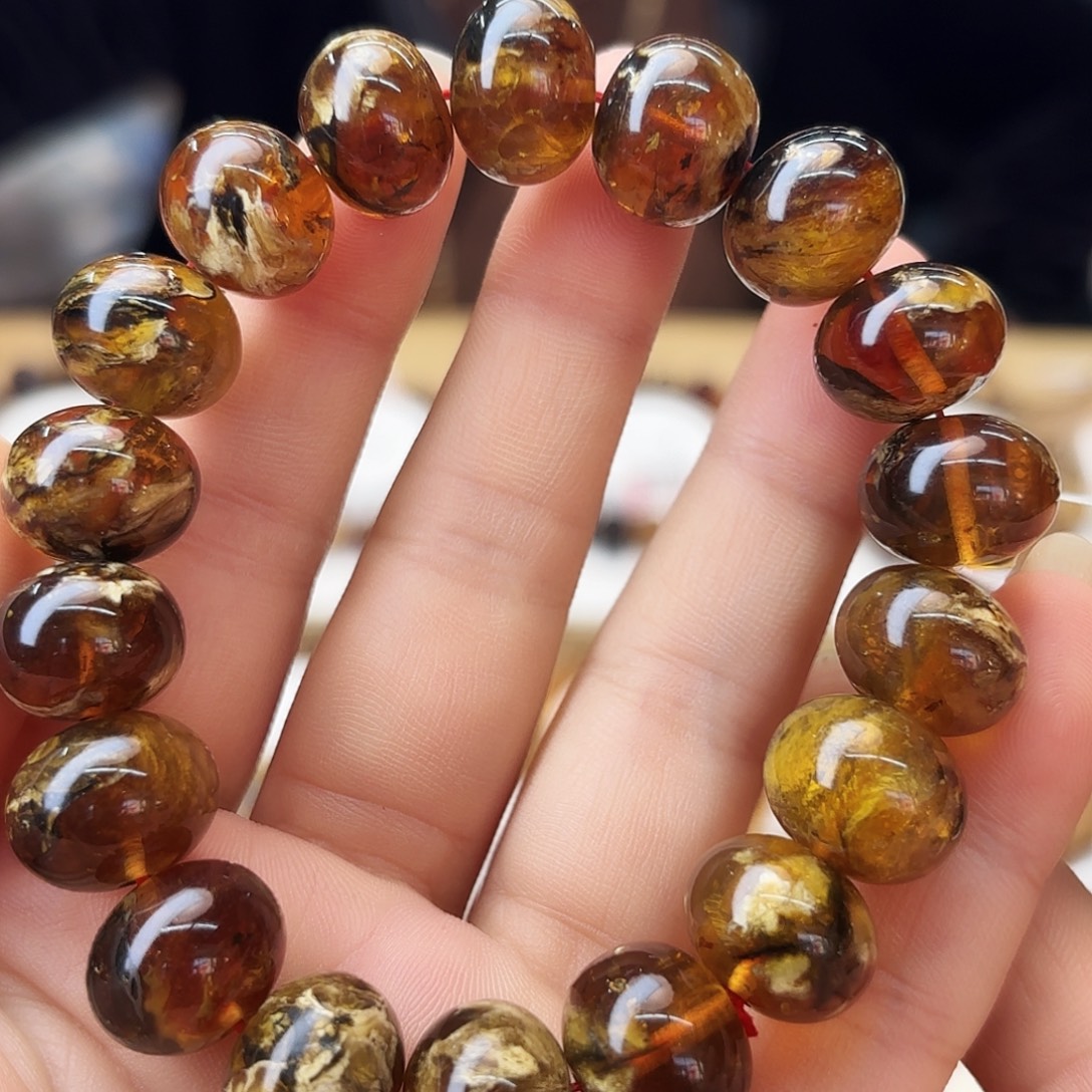 琥珀未镶嵌裸石十四91427