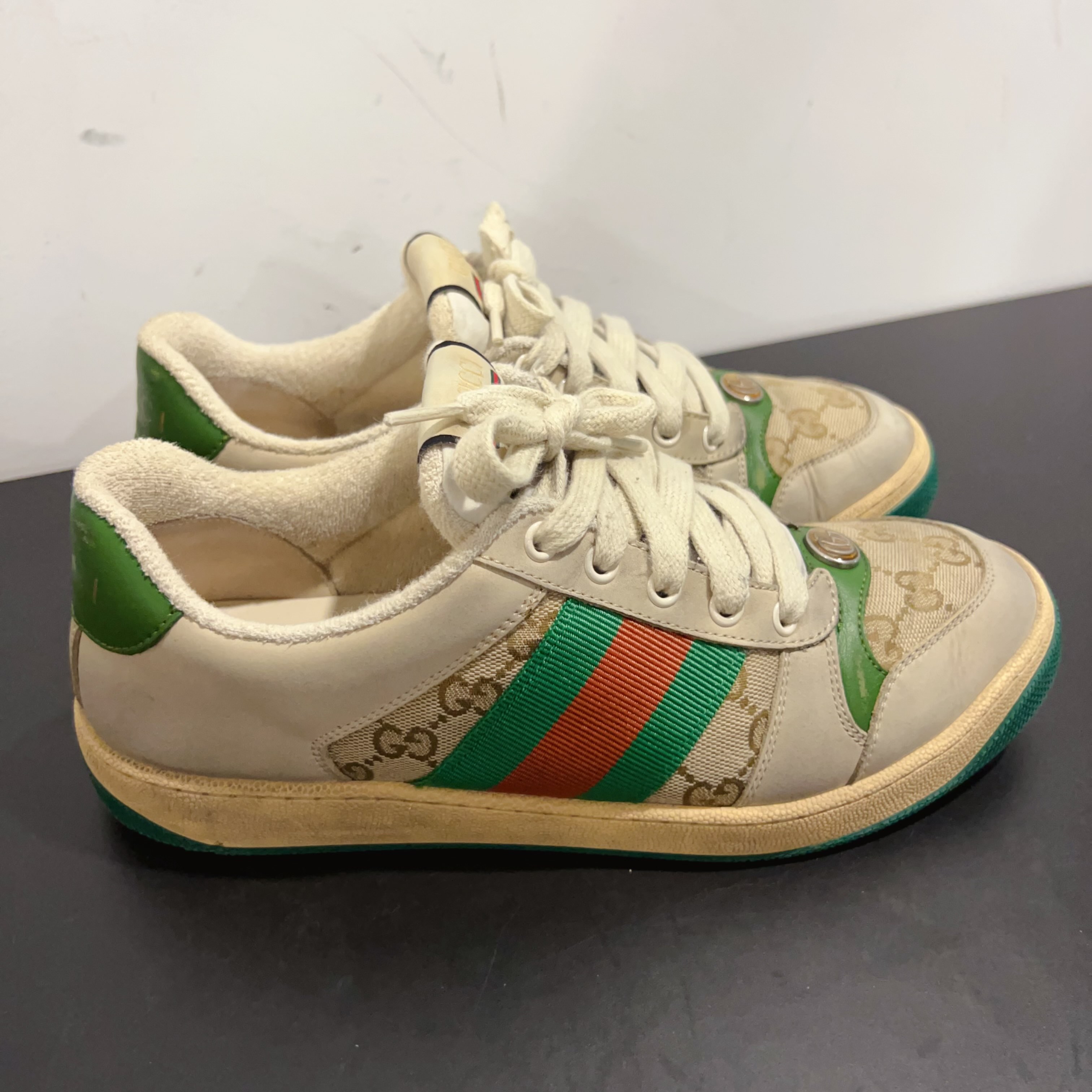 99新 GUCCI/古驰  脏脏鞋 尺码6.5码成色看直播GSH0760