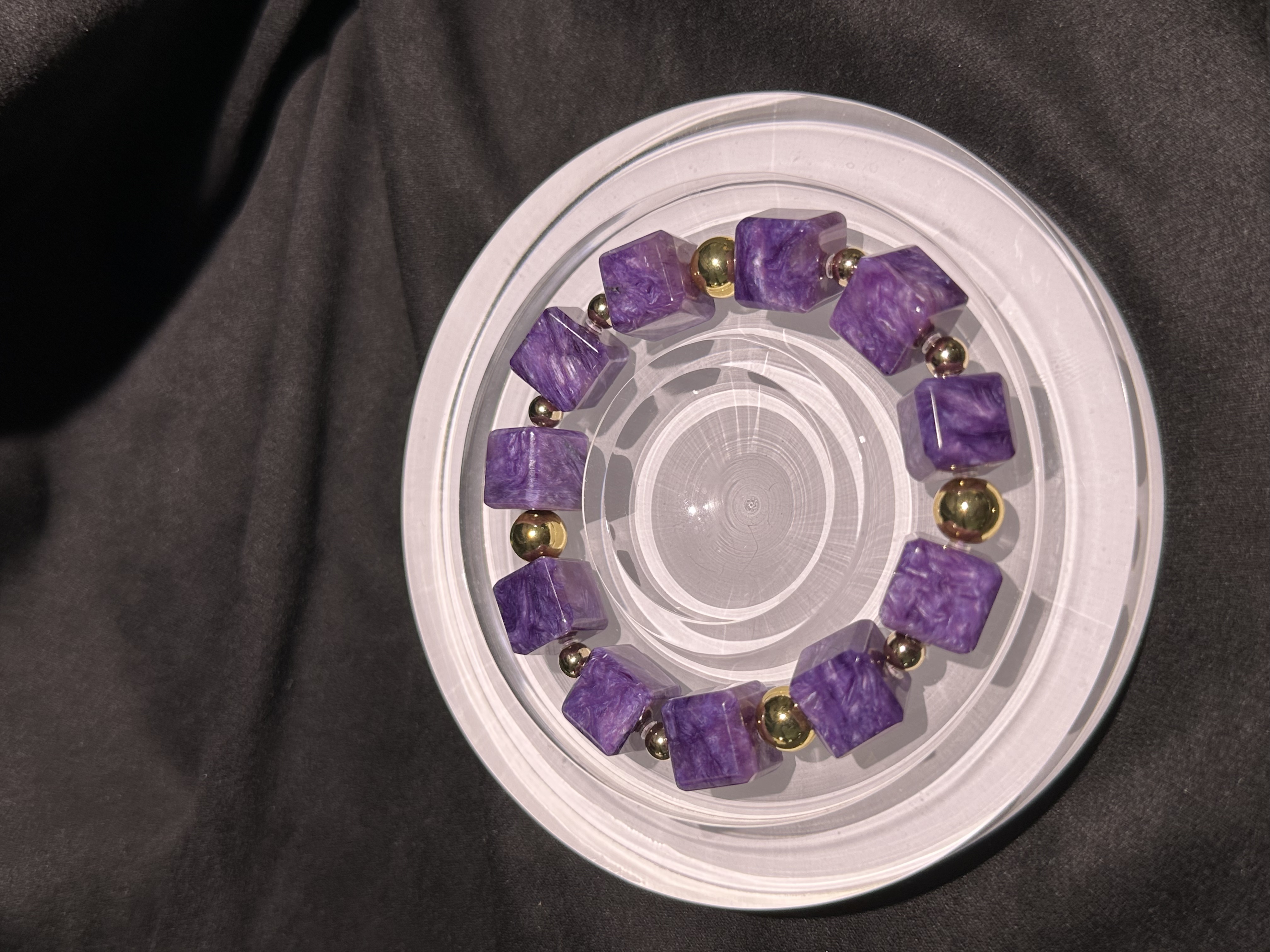 浩瀚星空紫龙晶手链