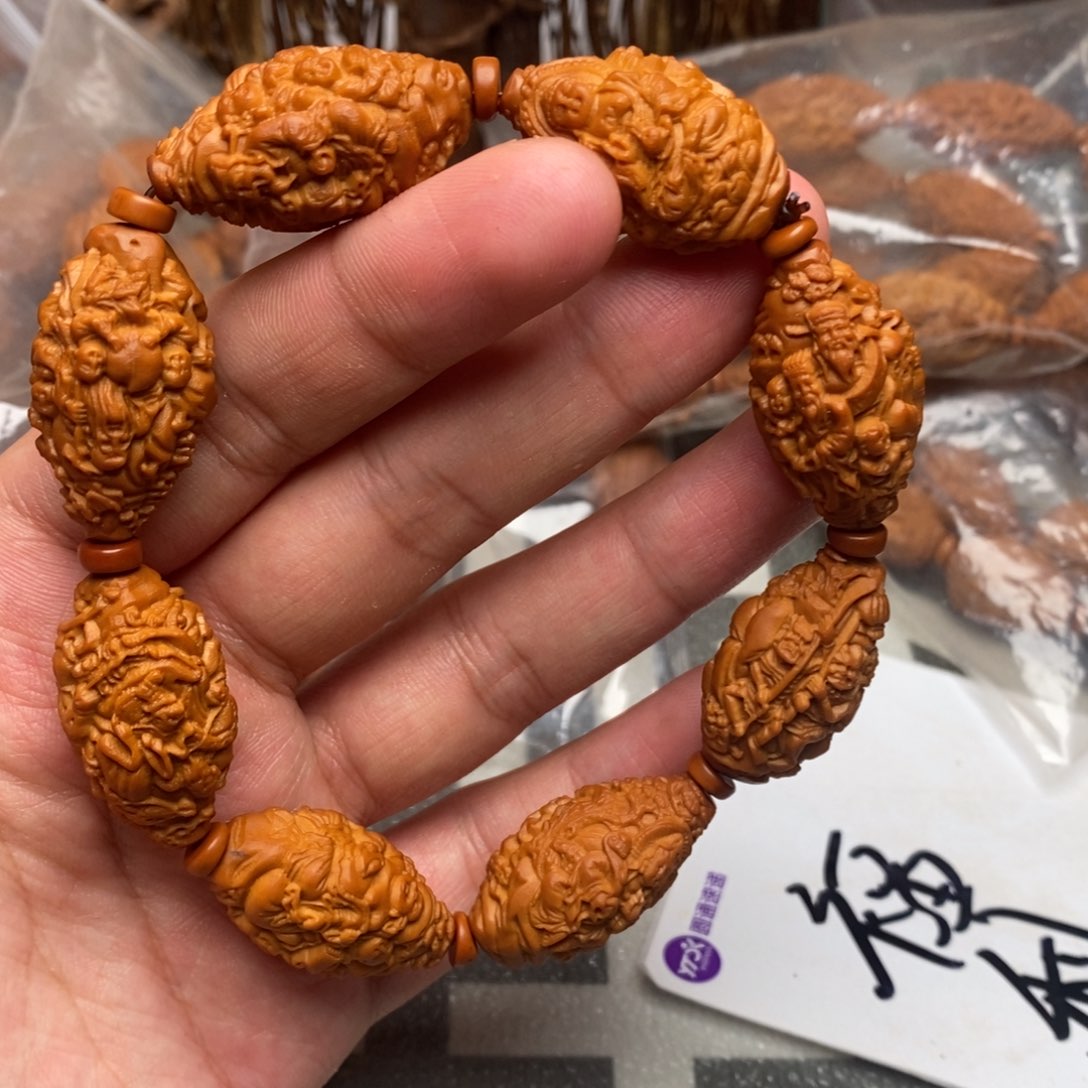 橄榄核手串/手链橄榄核雕工艺手串宇