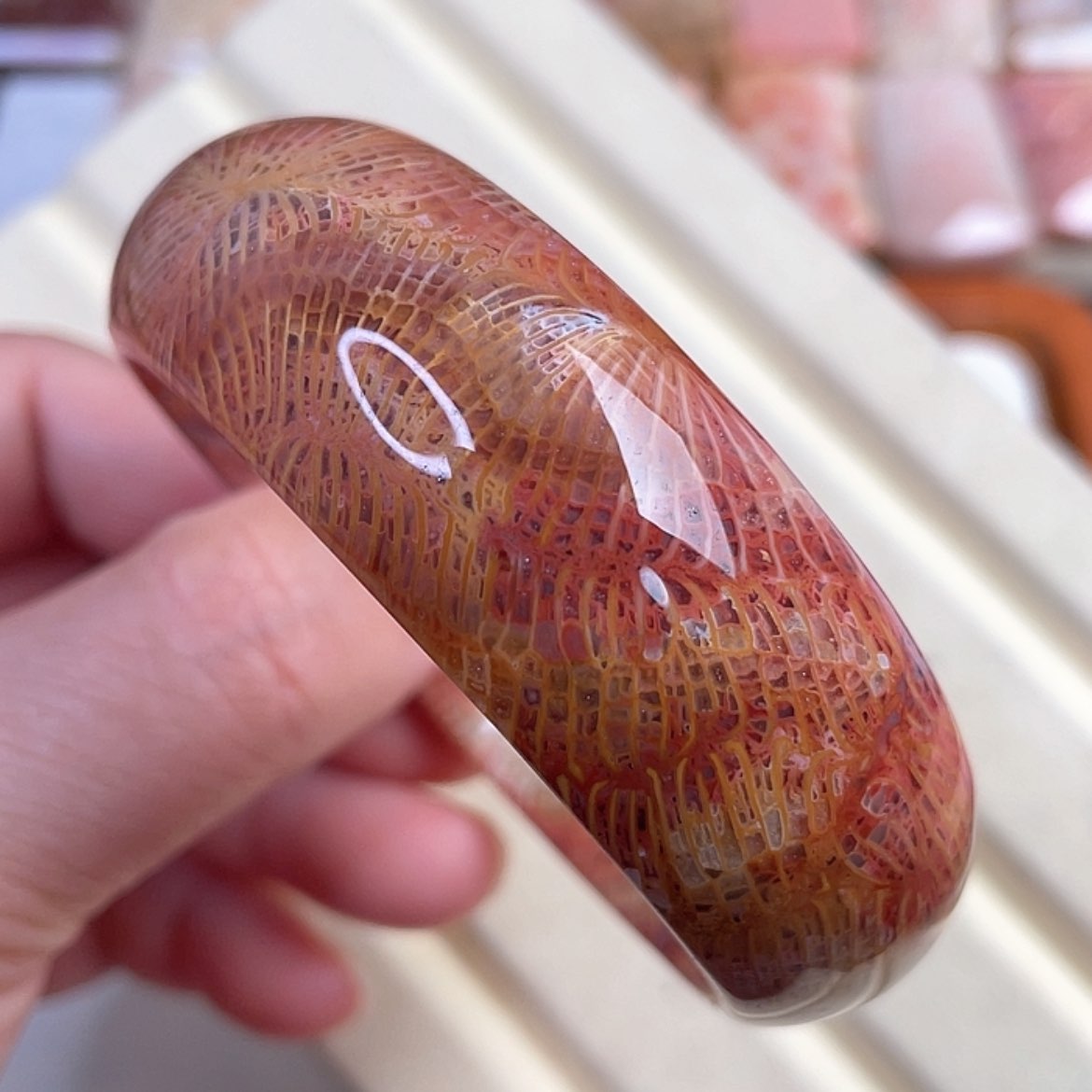 【闪购商品】硅化玉手镯未镶嵌