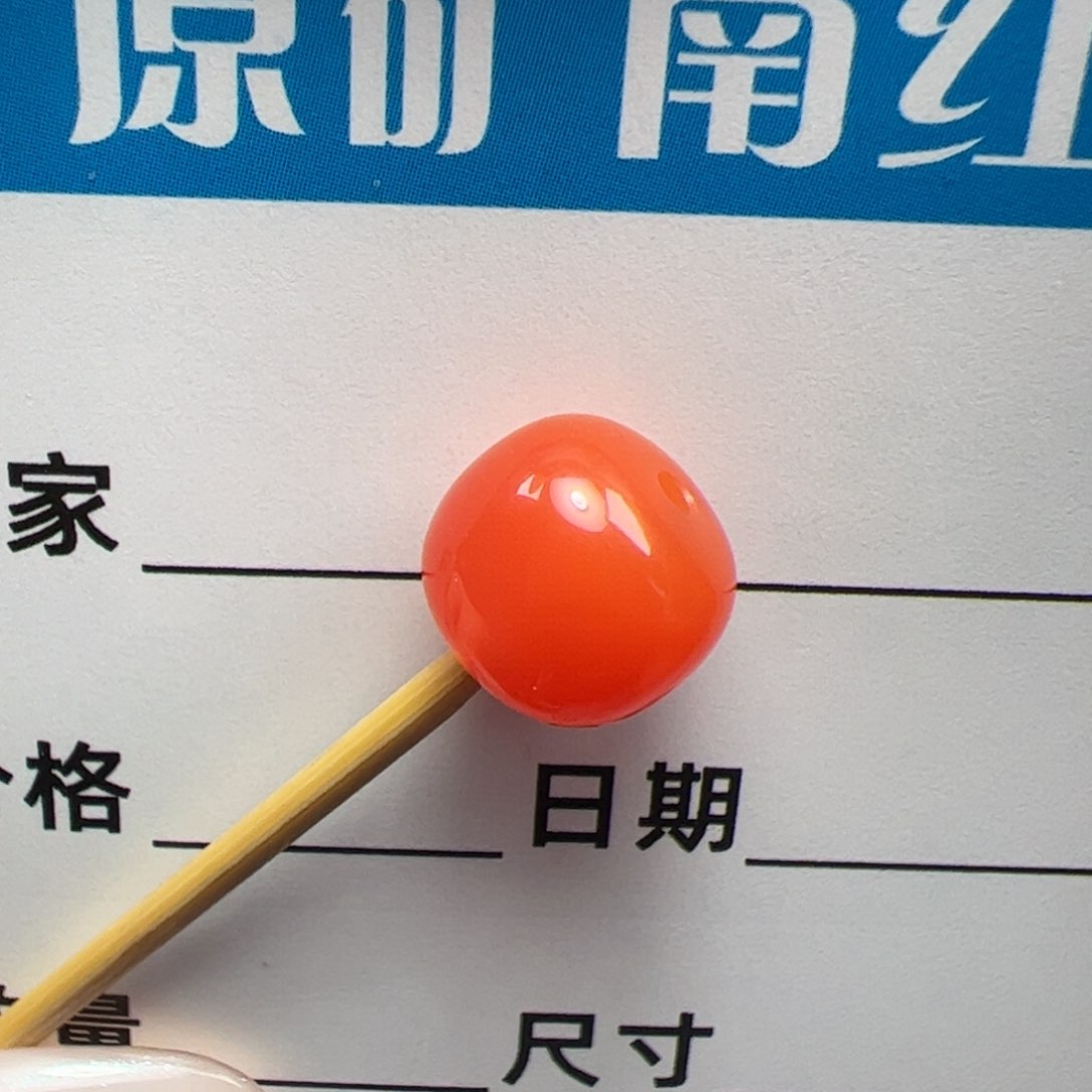 南红玛瑙原矿南红9mm未镶嵌