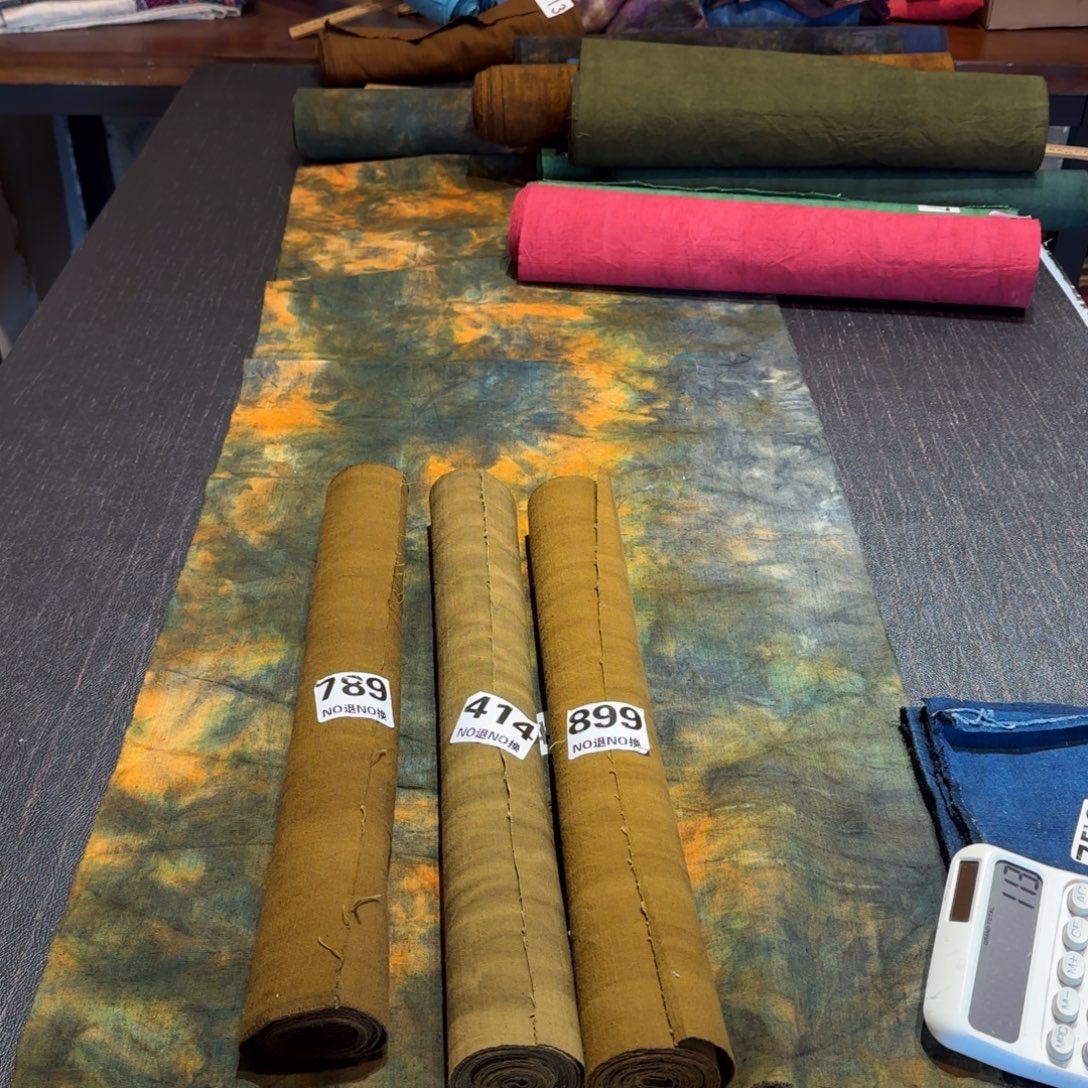 东***楠手染布的专拍链接