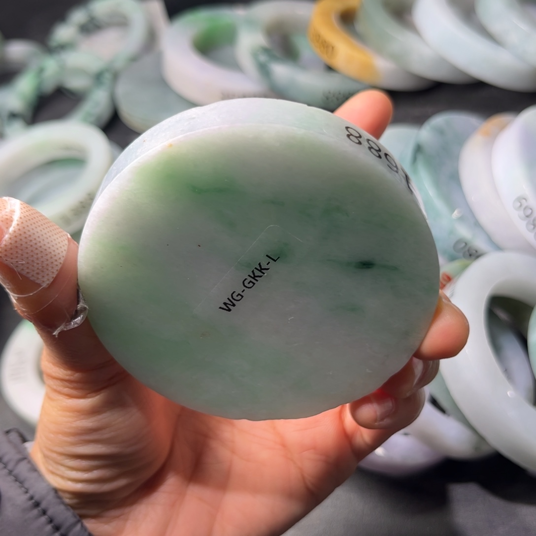 定制翡翠翡翠未镶嵌钱*帅