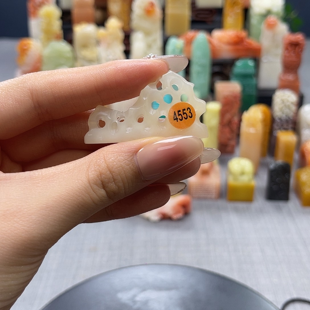 昌化石印石包邮包刻4553