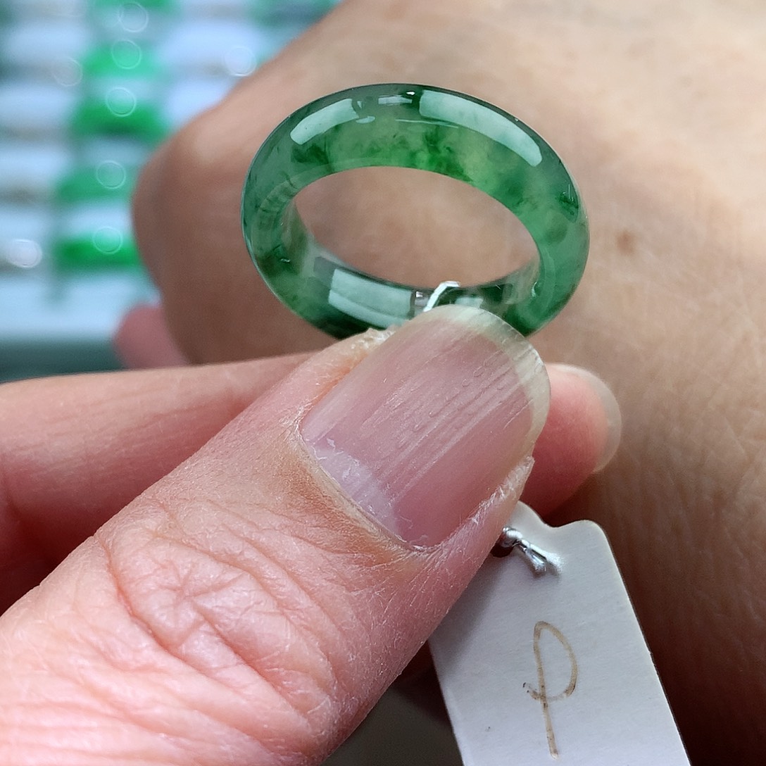 未镶嵌戒指翡翠9号