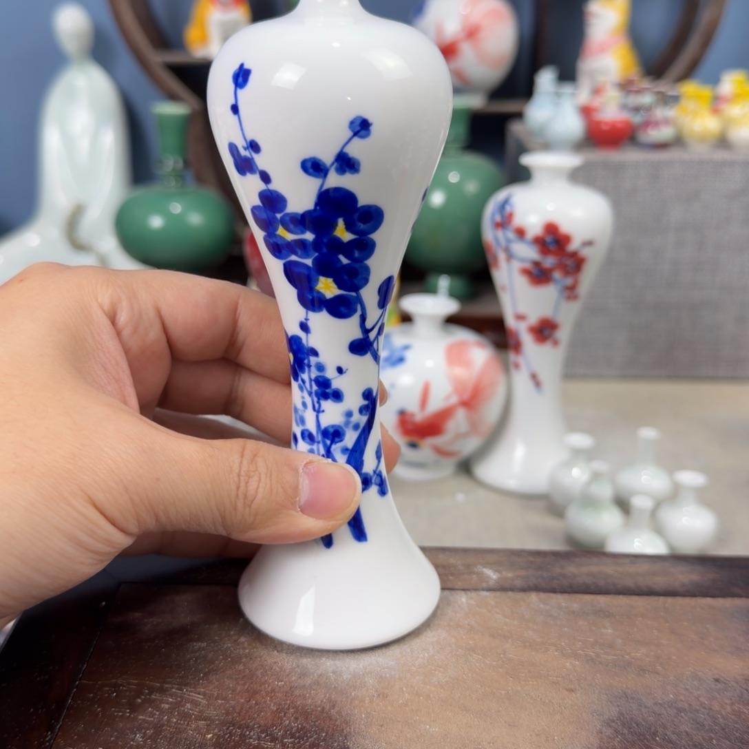 陶瓷手工小花器摆件