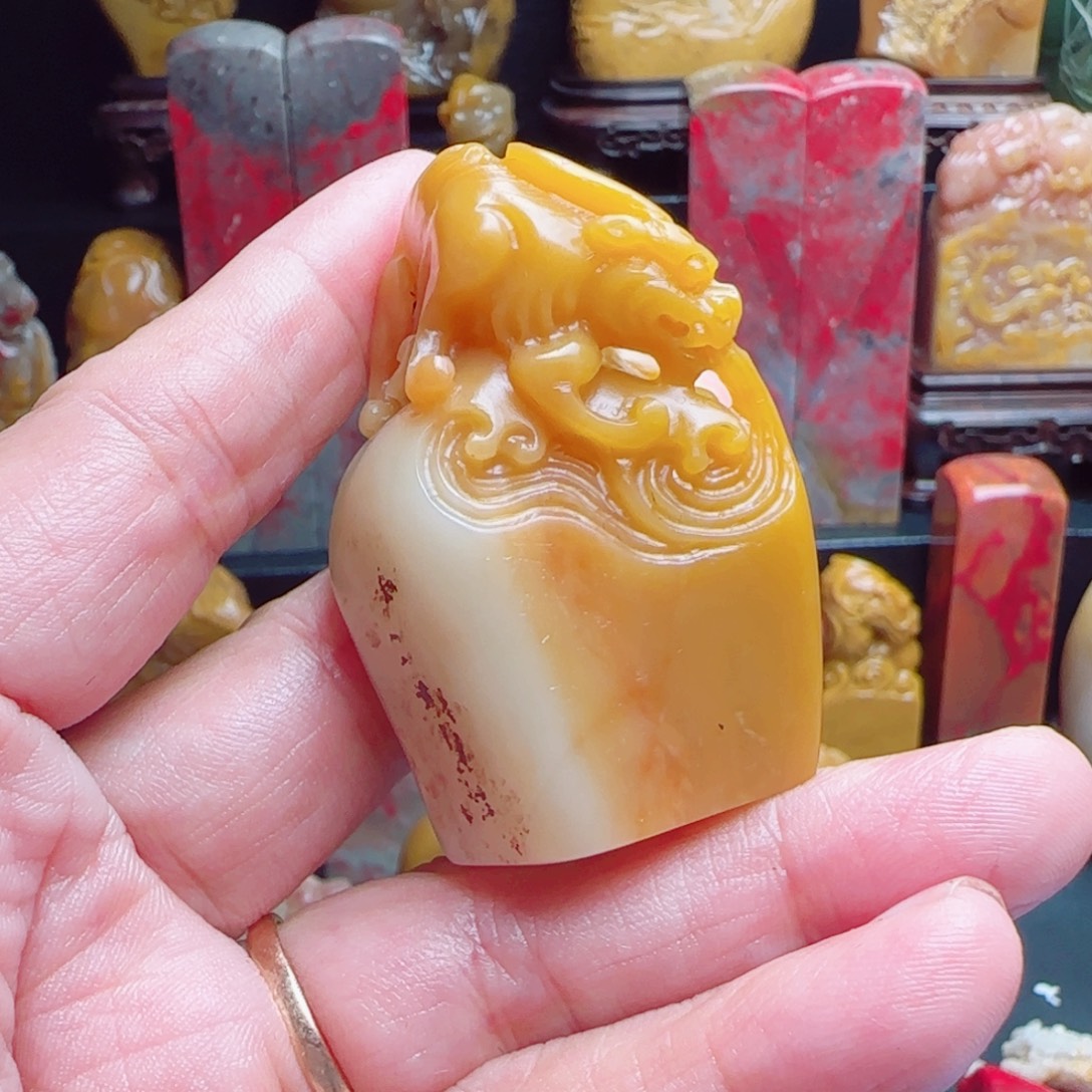 昌化石田黄石印章