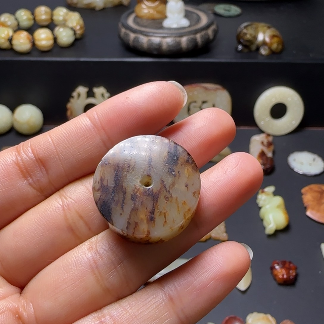 和田玉吊坠(不含链)未镶嵌