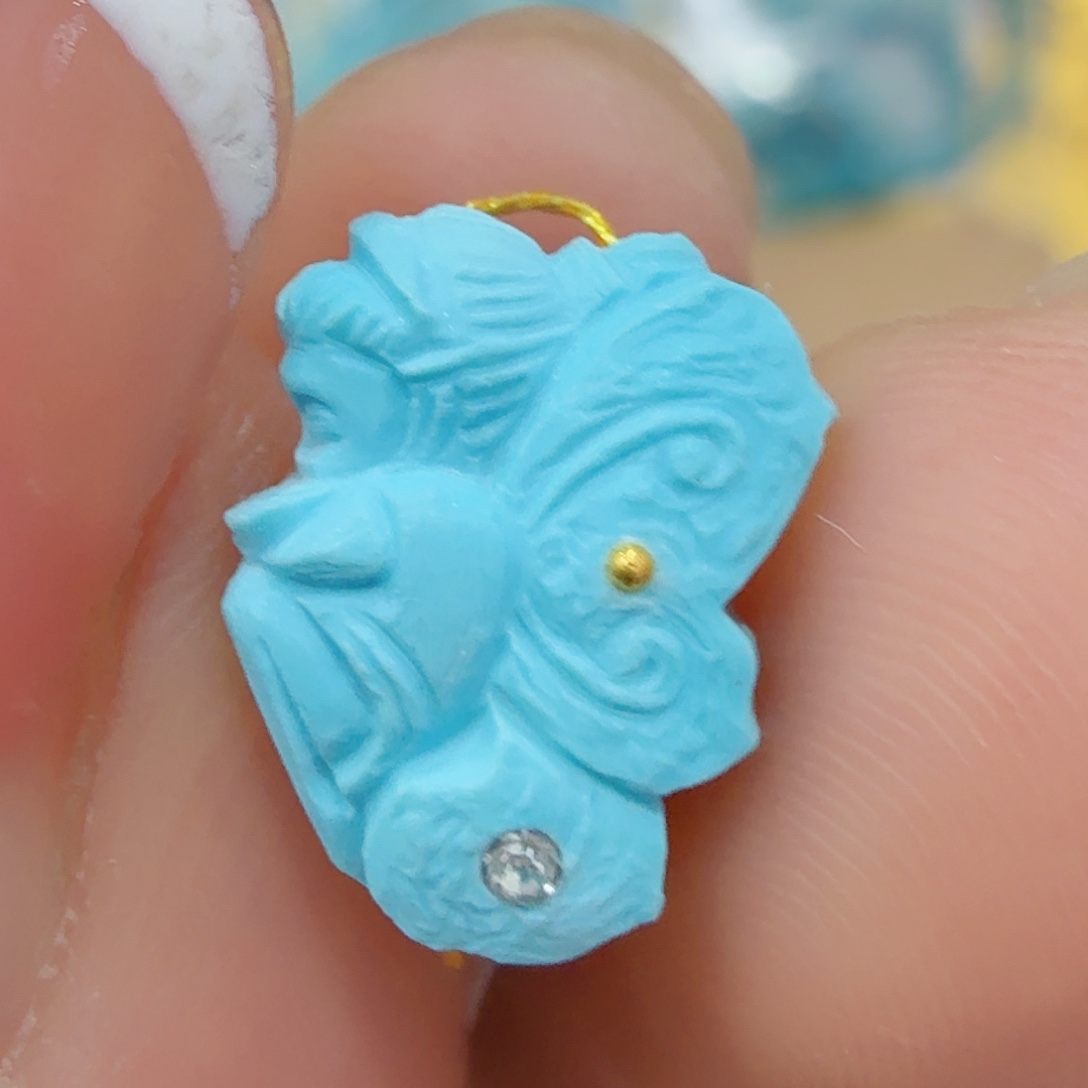 绿松石未镶嵌珠宝奇石