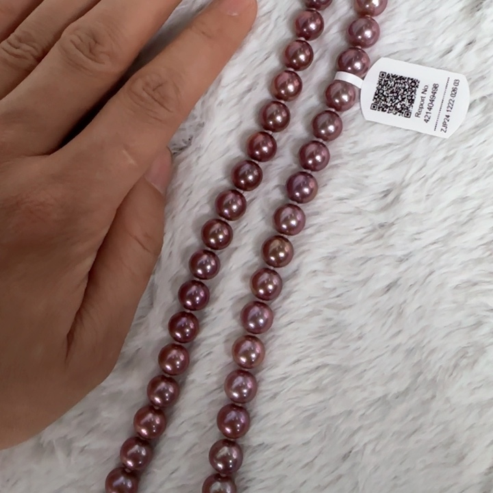 淡水珍珠颈饰银S925镶嵌