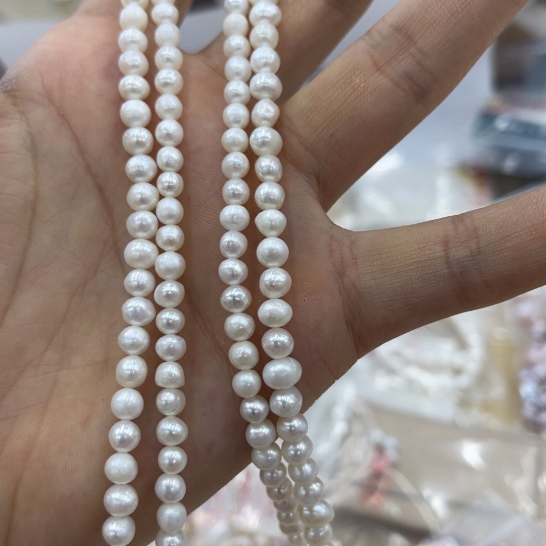 淡水珍珠合金颈饰02178