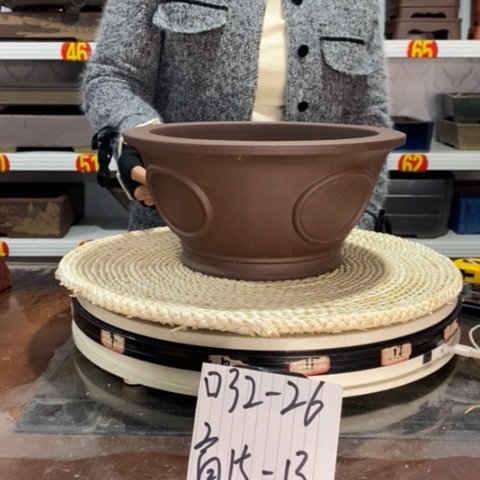 紫砂宜兴紫砂花盆