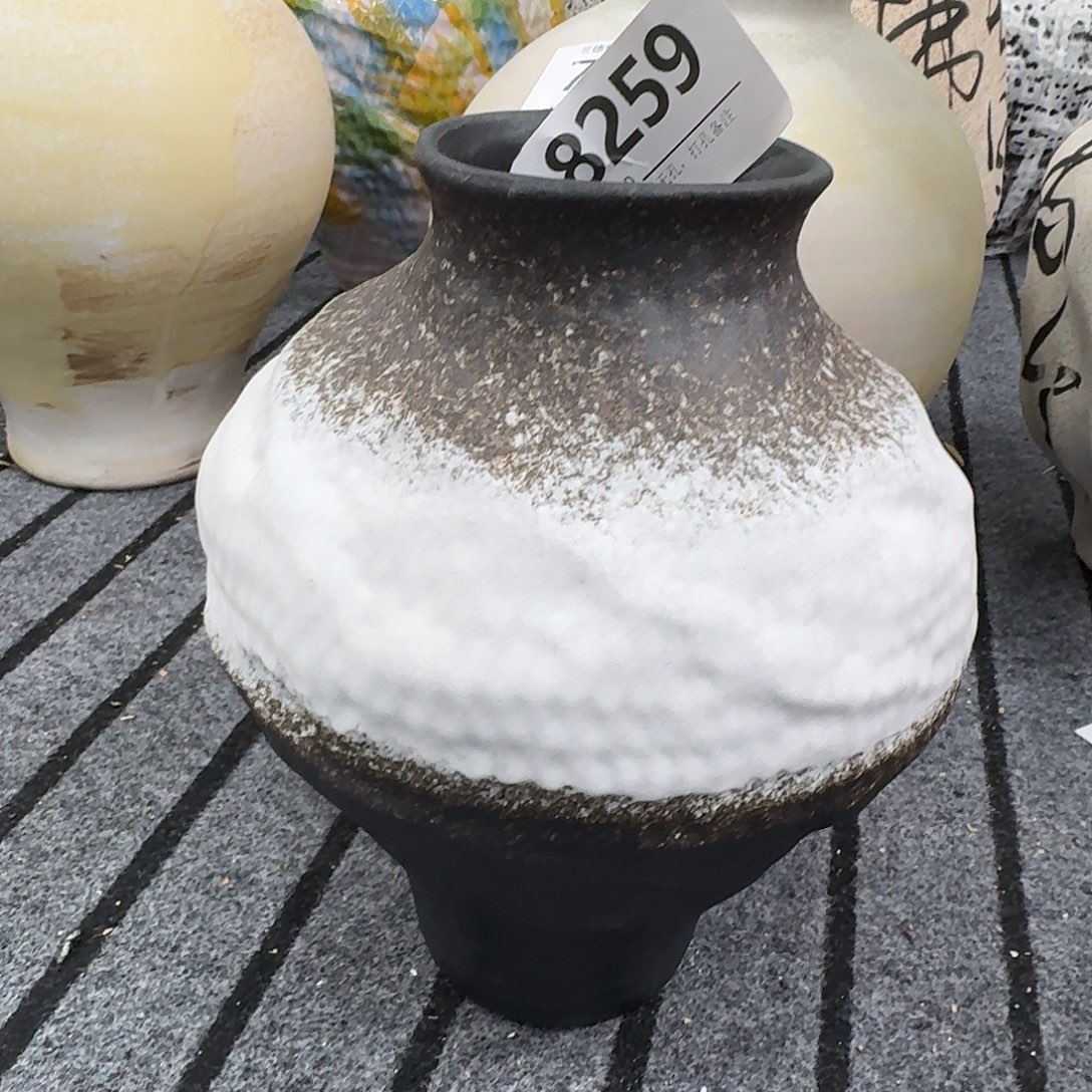 小***子陶摆件景德镇高温花瓶编码8259高28口8默认无孔