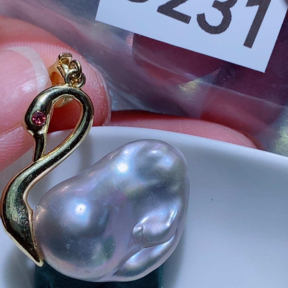 银S925镶嵌淡水珍珠其他