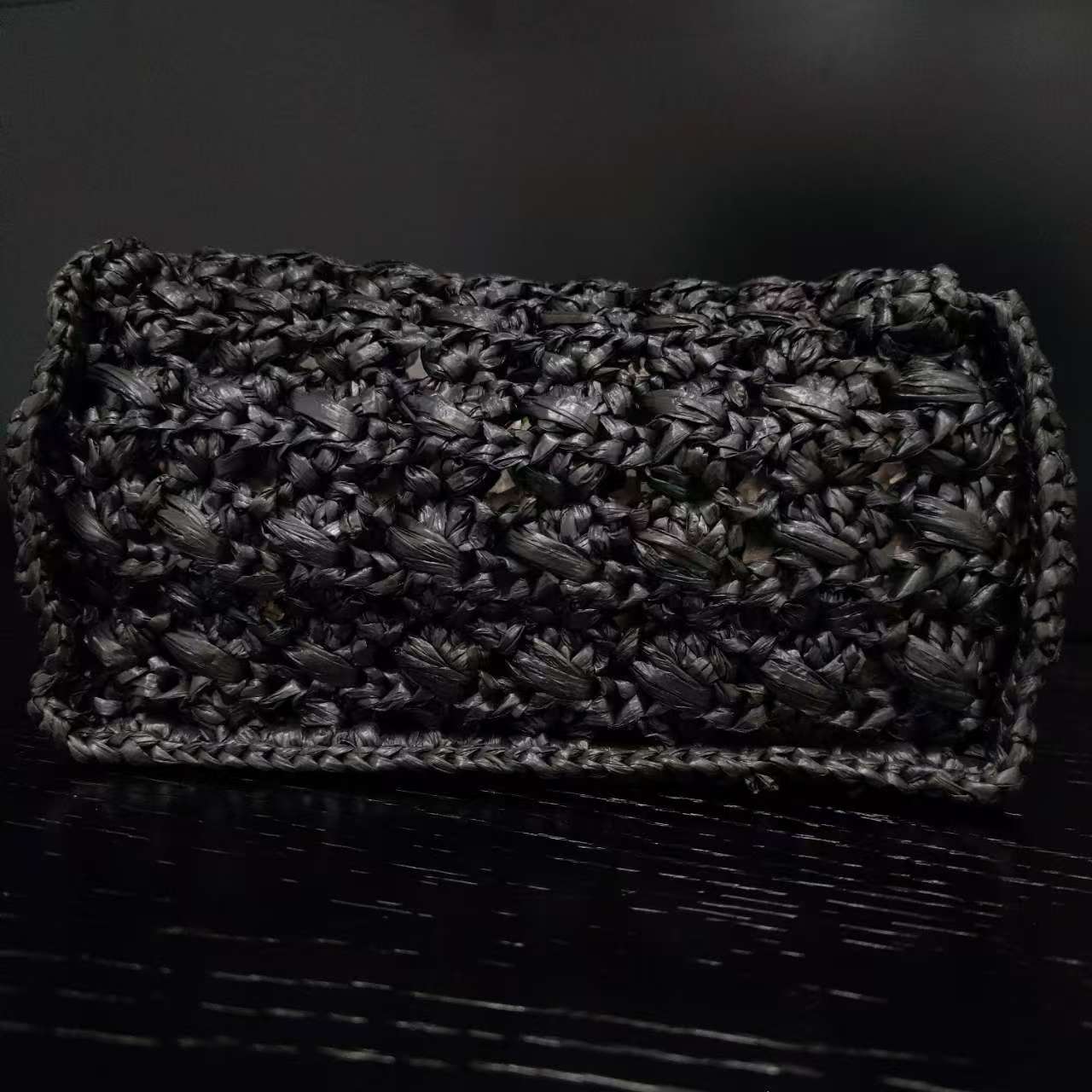 COCO DICV2025新款高端定制时尚女包 K编织豆腐 黑色