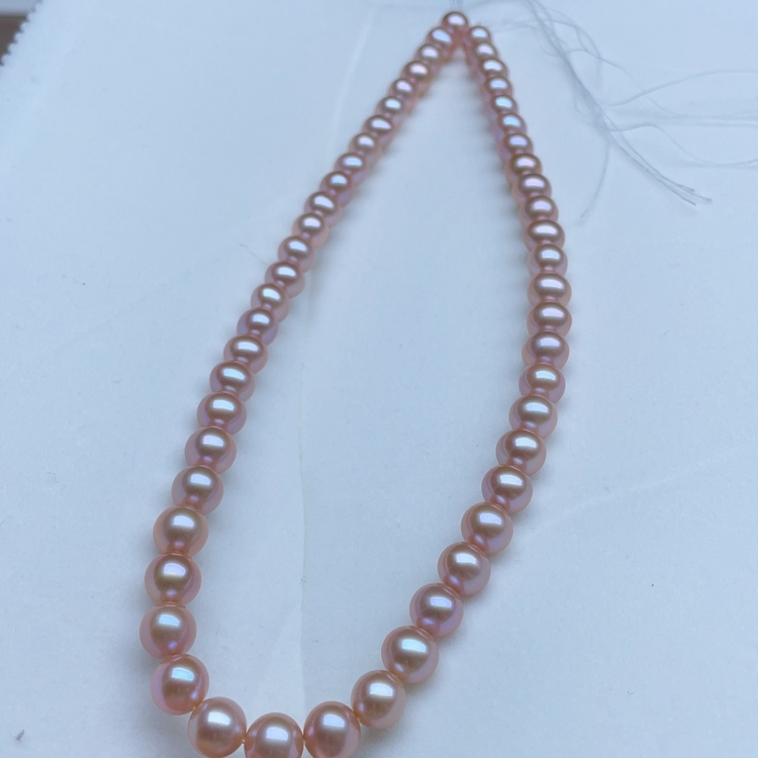 淡水珍珠颈饰银S925镶嵌