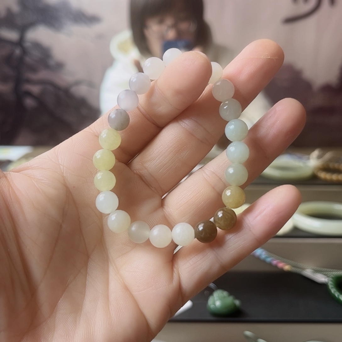 和田玉（糖玉）未镶嵌手链