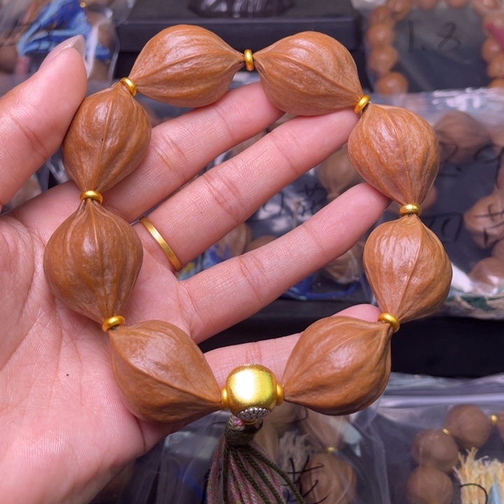 橄榄核手串/手链橄榄核2.4四花120