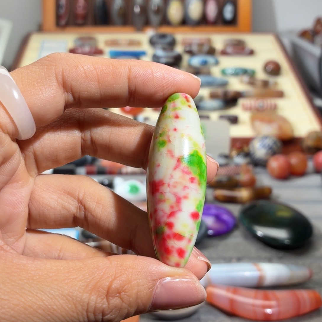 奶***喜玛瑙/玉髓合金颈饰