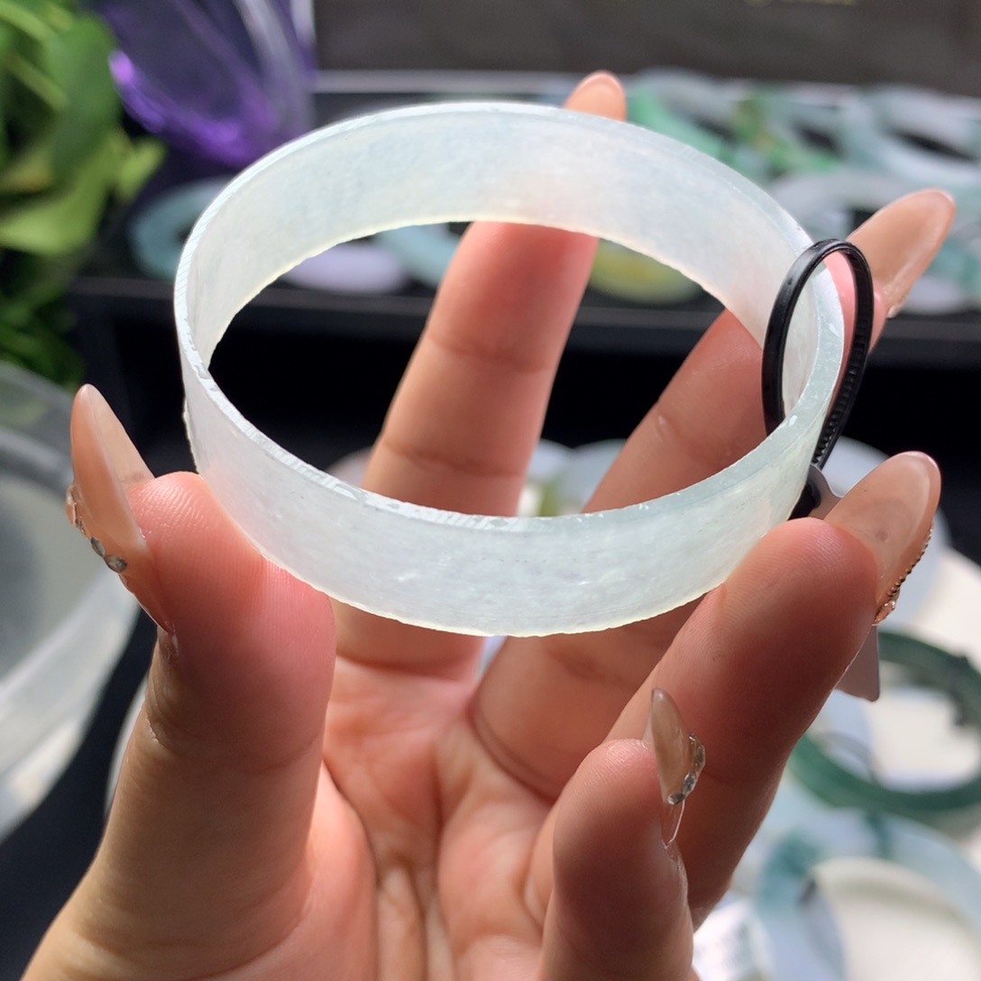 定制翡翠叮当镯未镶嵌52/53+ 公主镯