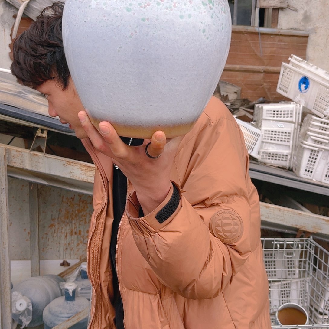 红陶杨杨花盆0310-1002