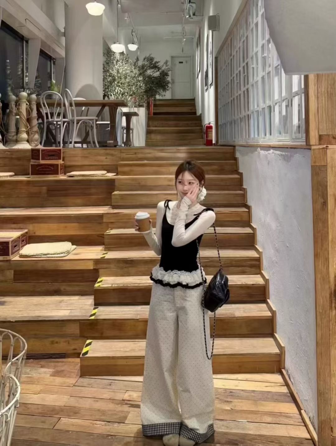 汁欧周 【201-百搭宽松牛仔阔腿裤设计款