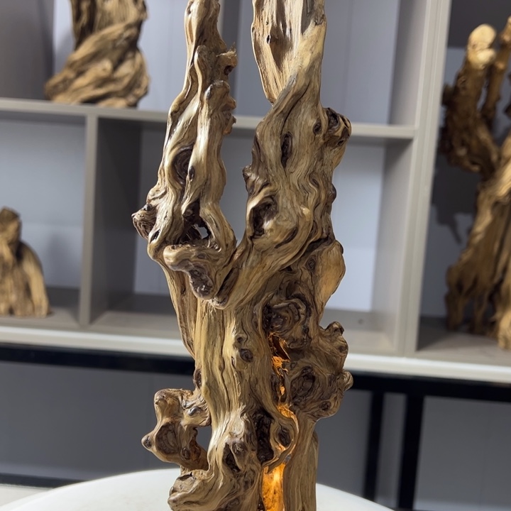 木石榴木镂空氛围灯