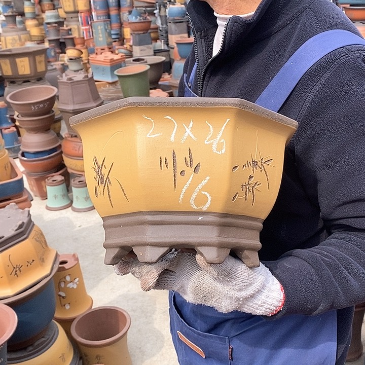 紫砂花盆紫砂花盆