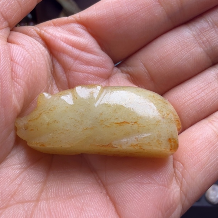 堕***罪和田玉（糖玉）未镶嵌珠宝半成品