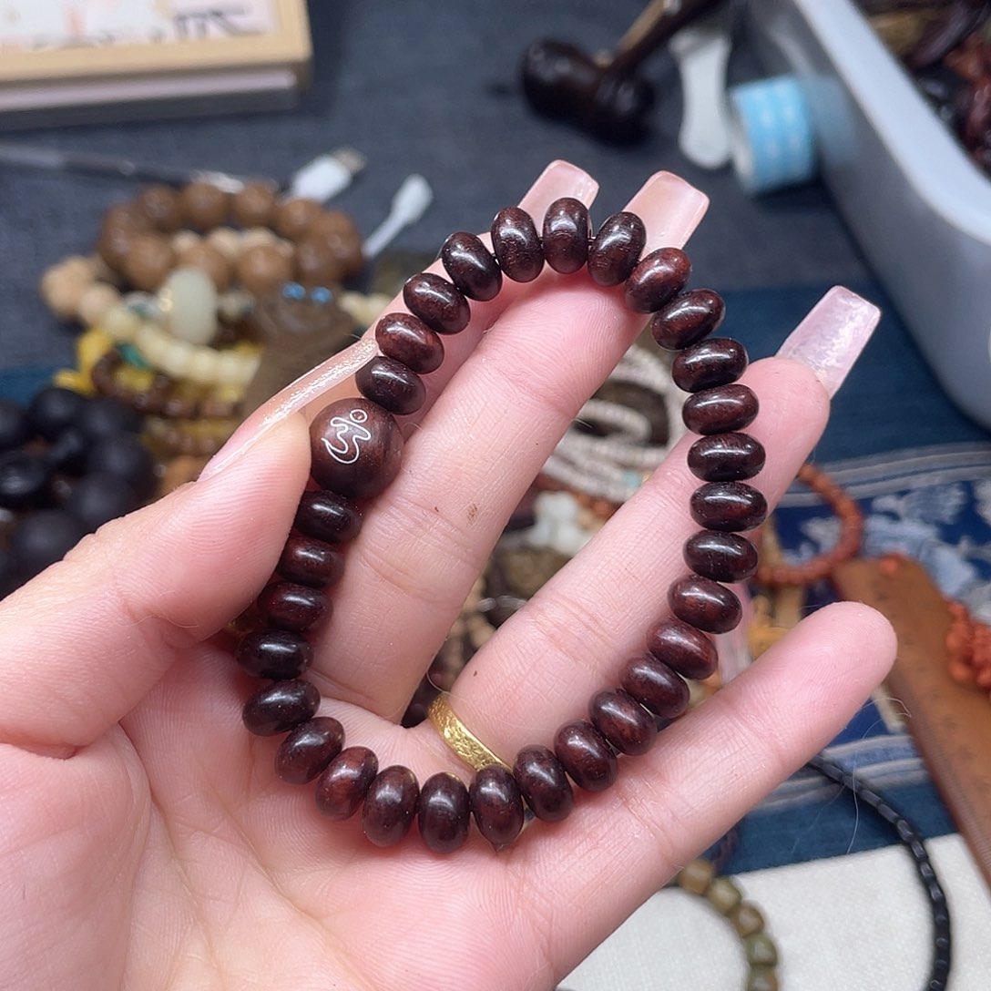 维腊木（绿檀）无事牌