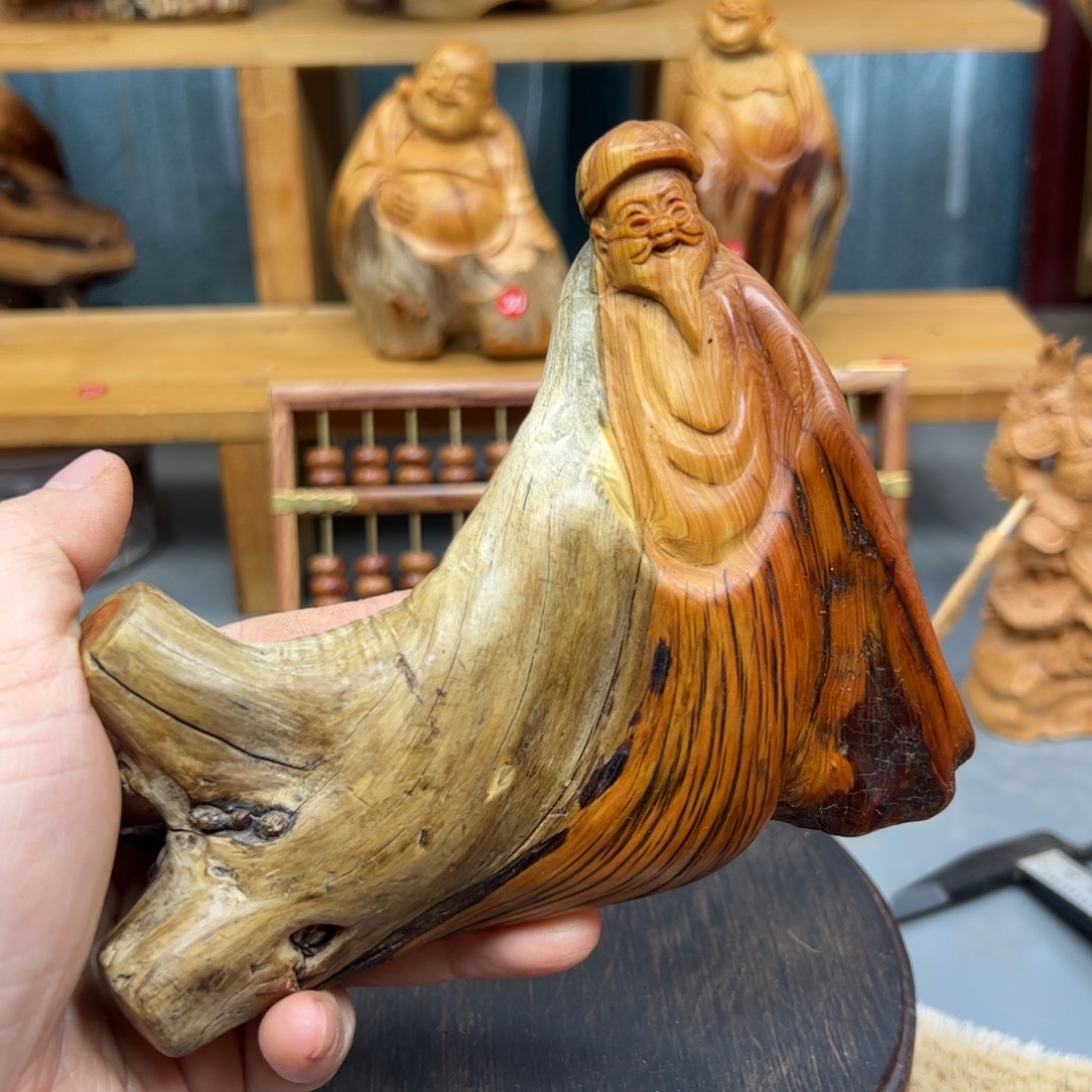 柏木崖柏木摆件手把件，现在48