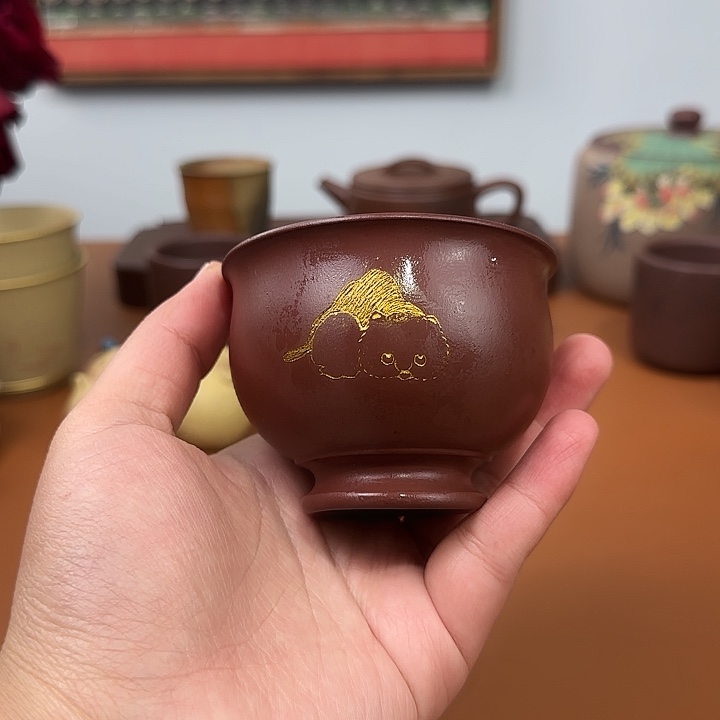 宜兴紫砂主人杯杯