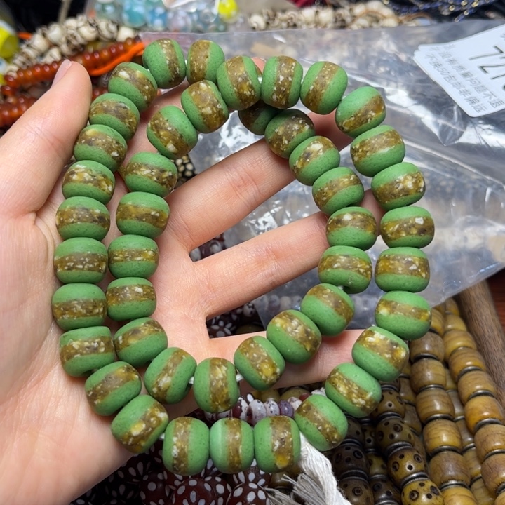 颈饰玻璃7456 琉璃一条