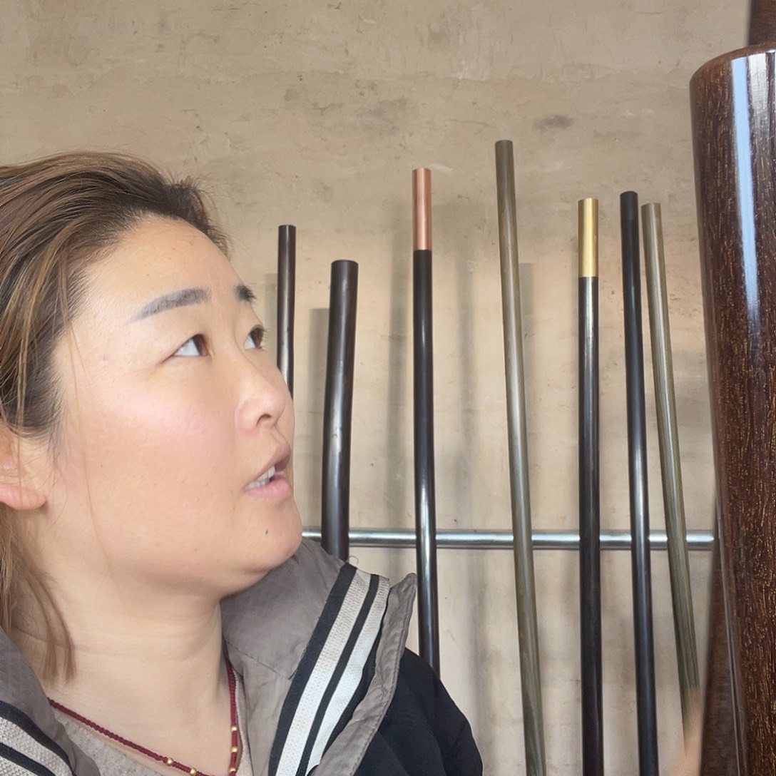 无***月香榧木把玩棍车载棍防身棍