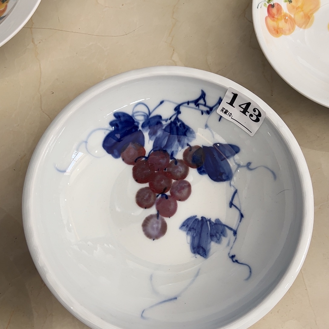 瓷片景德镇陶瓷手工手绘制作