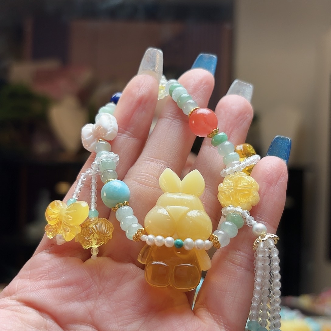 琥珀未镶嵌手镯琥珀