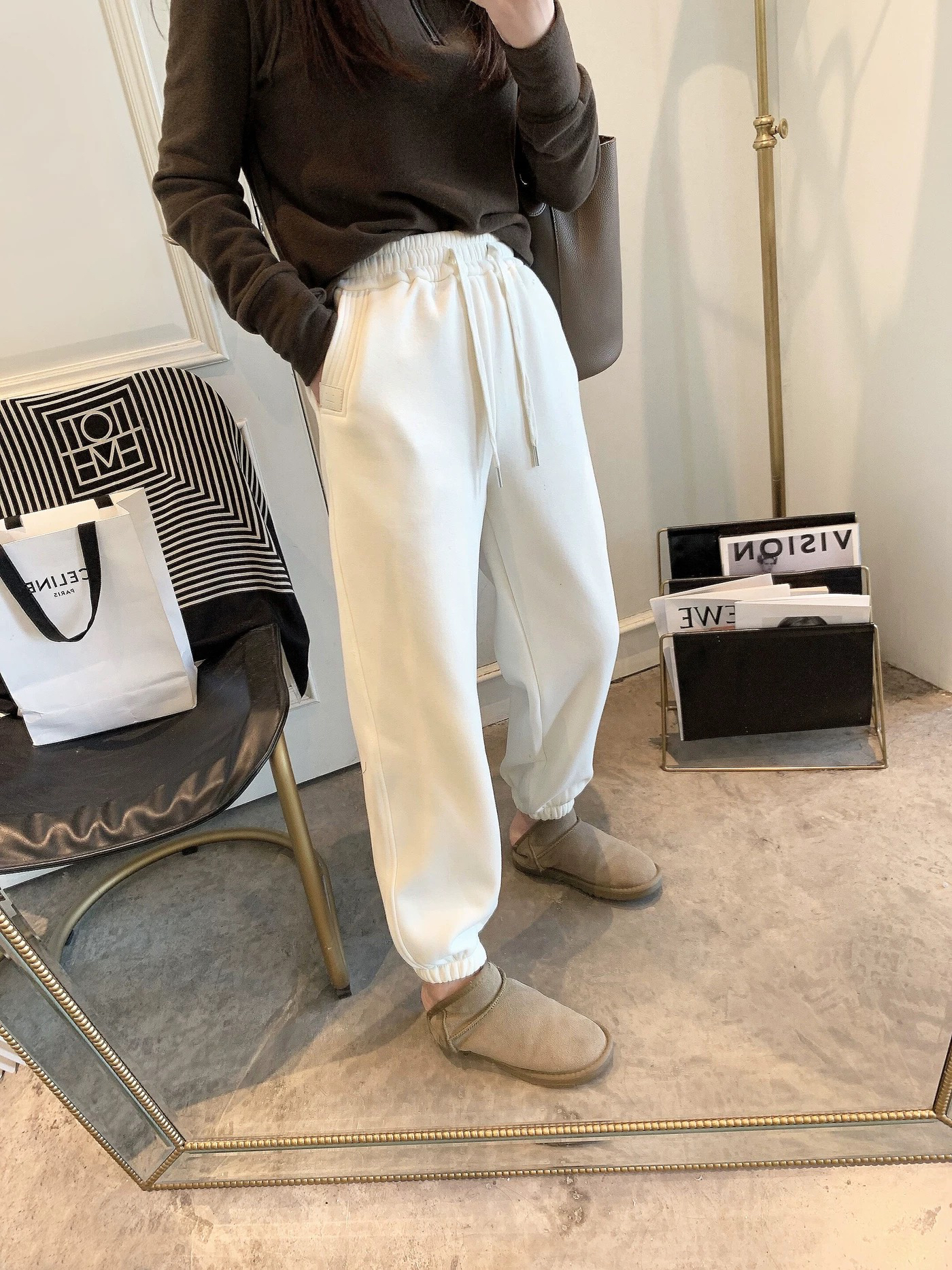 2025春款束脚时尚百搭休闲卫裤