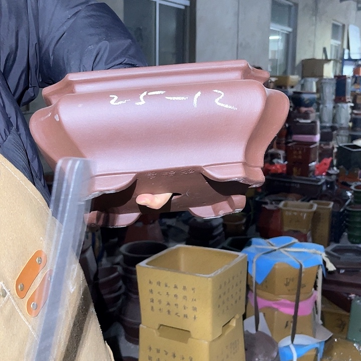 紫砂花盆紫砂等传统