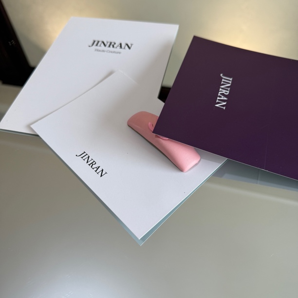 JINRAN粉色发夹时尚
