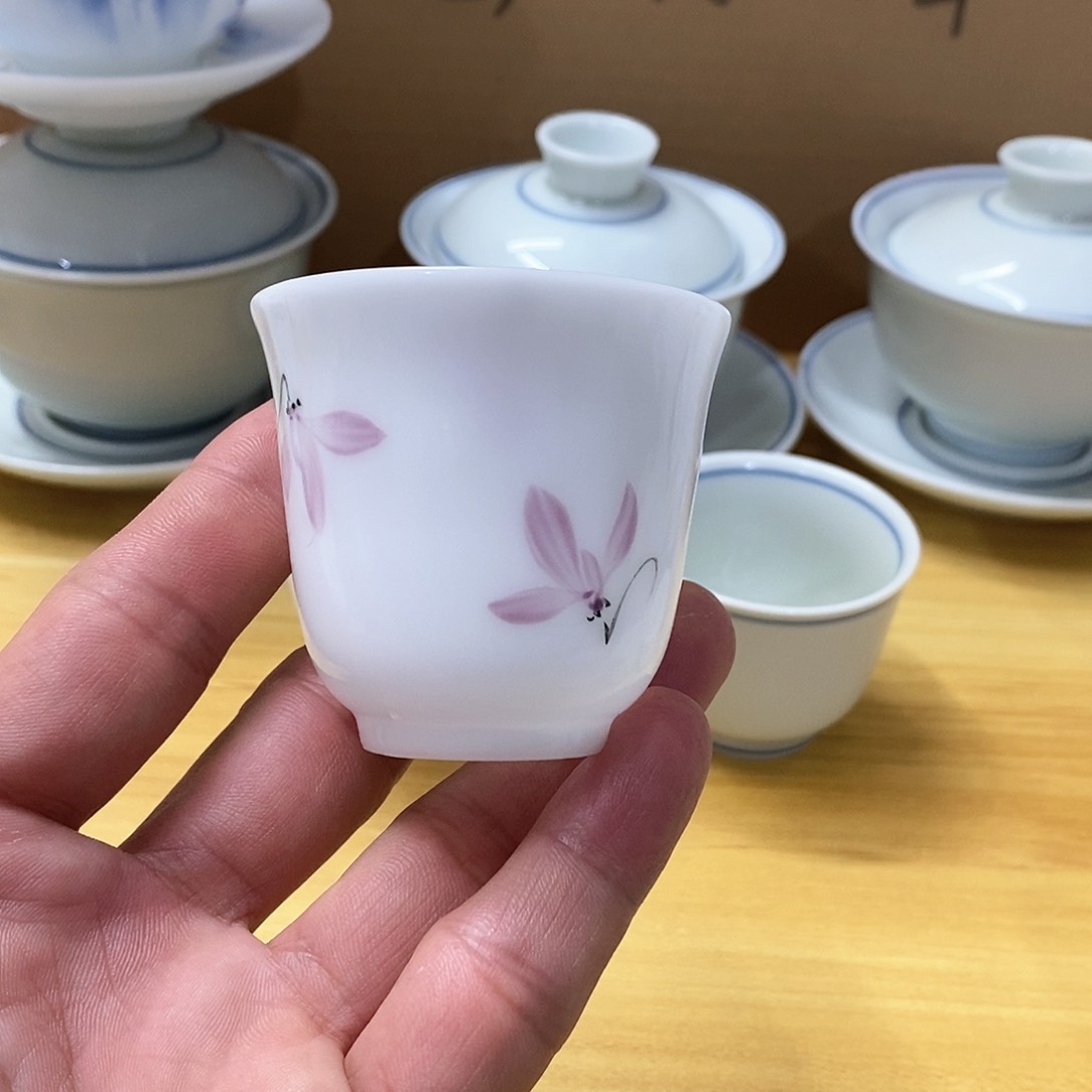 y***a冰种手绘杯子子子