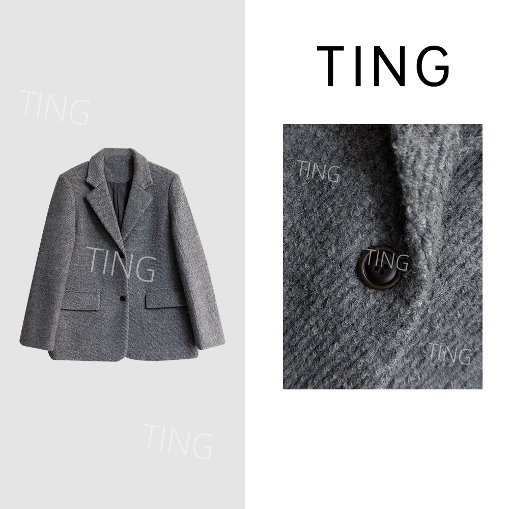 【羊毛西装】百搭显瘦高级加厚外套69270