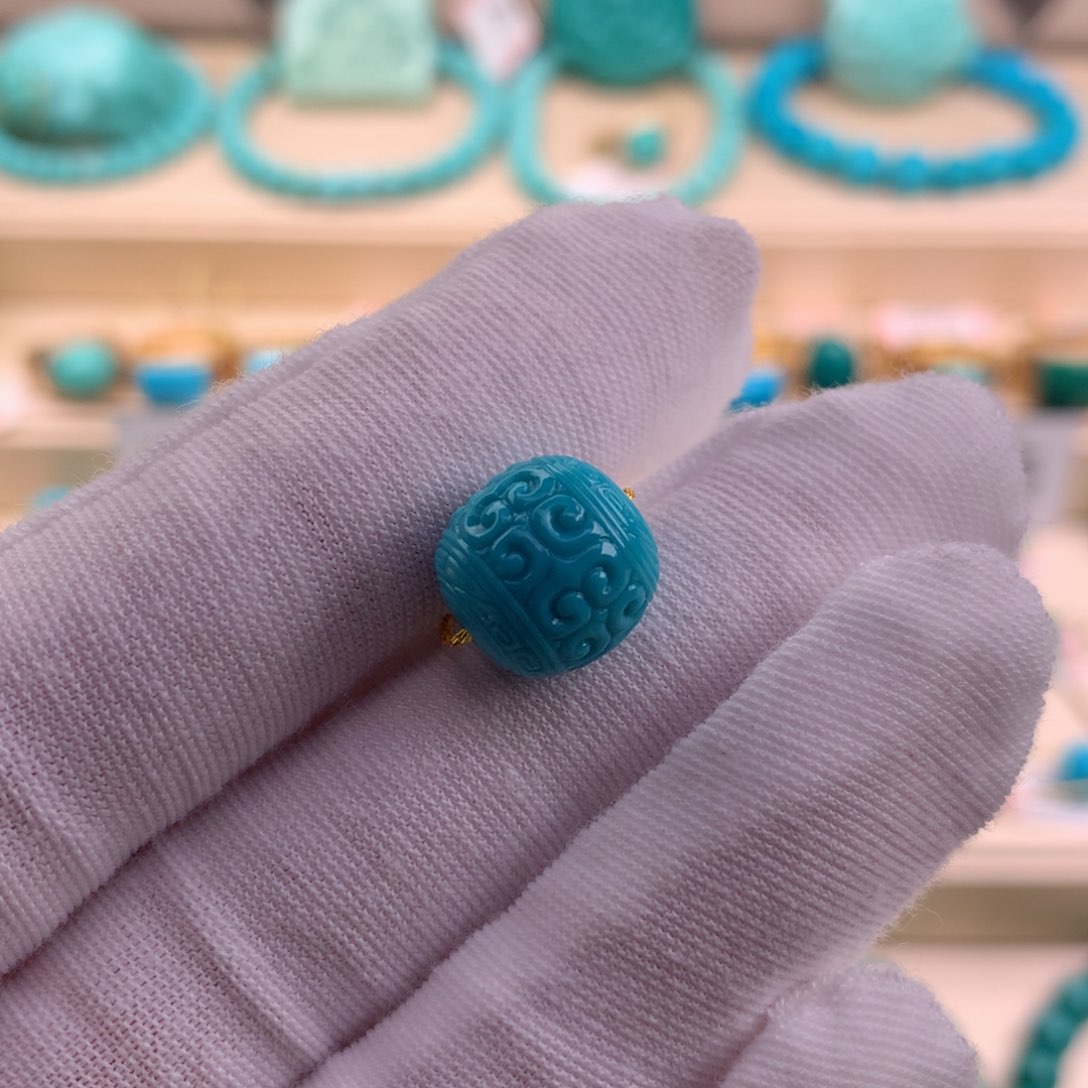 绿松石珠宝奇石未镶嵌11.5