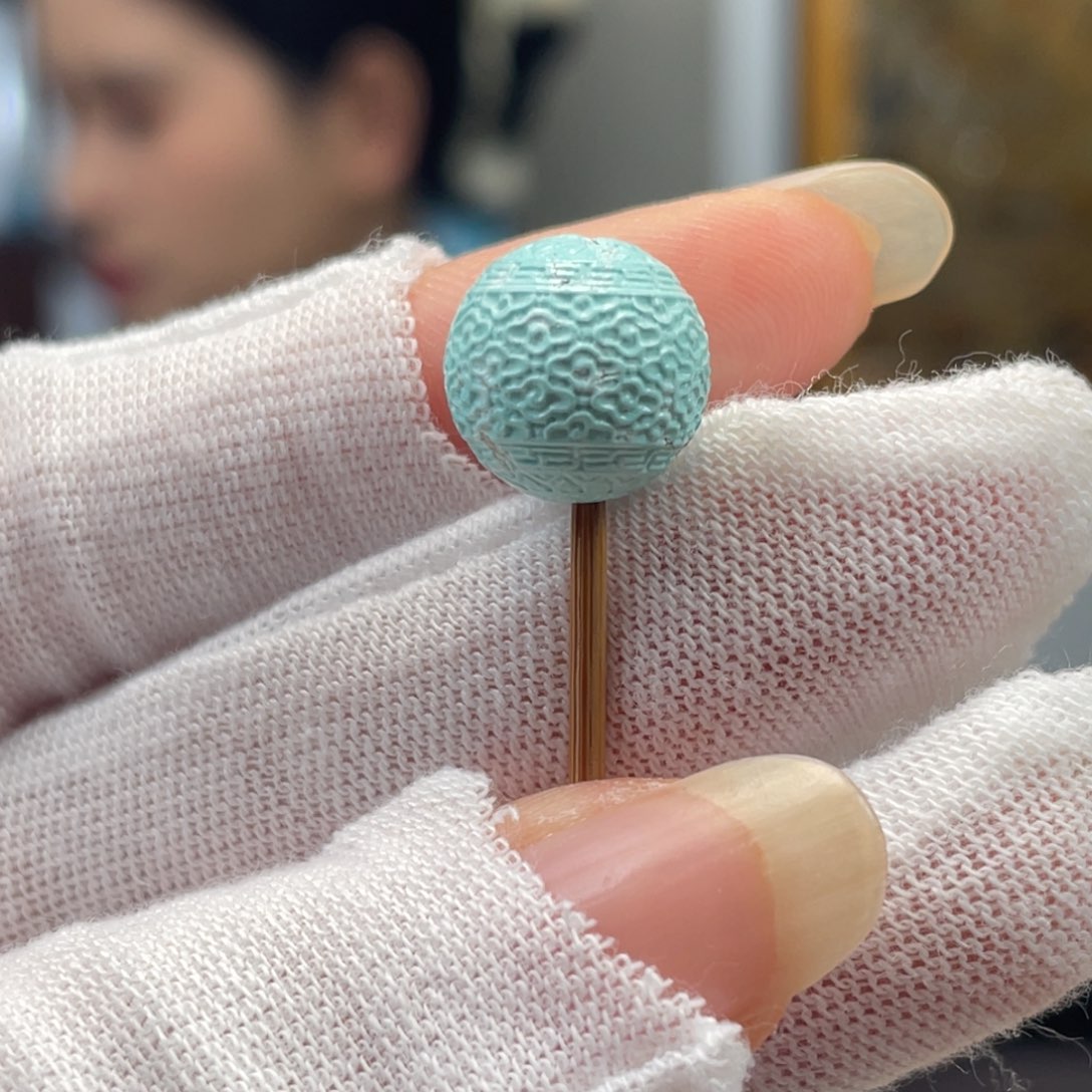 绿松石未镶嵌挂件