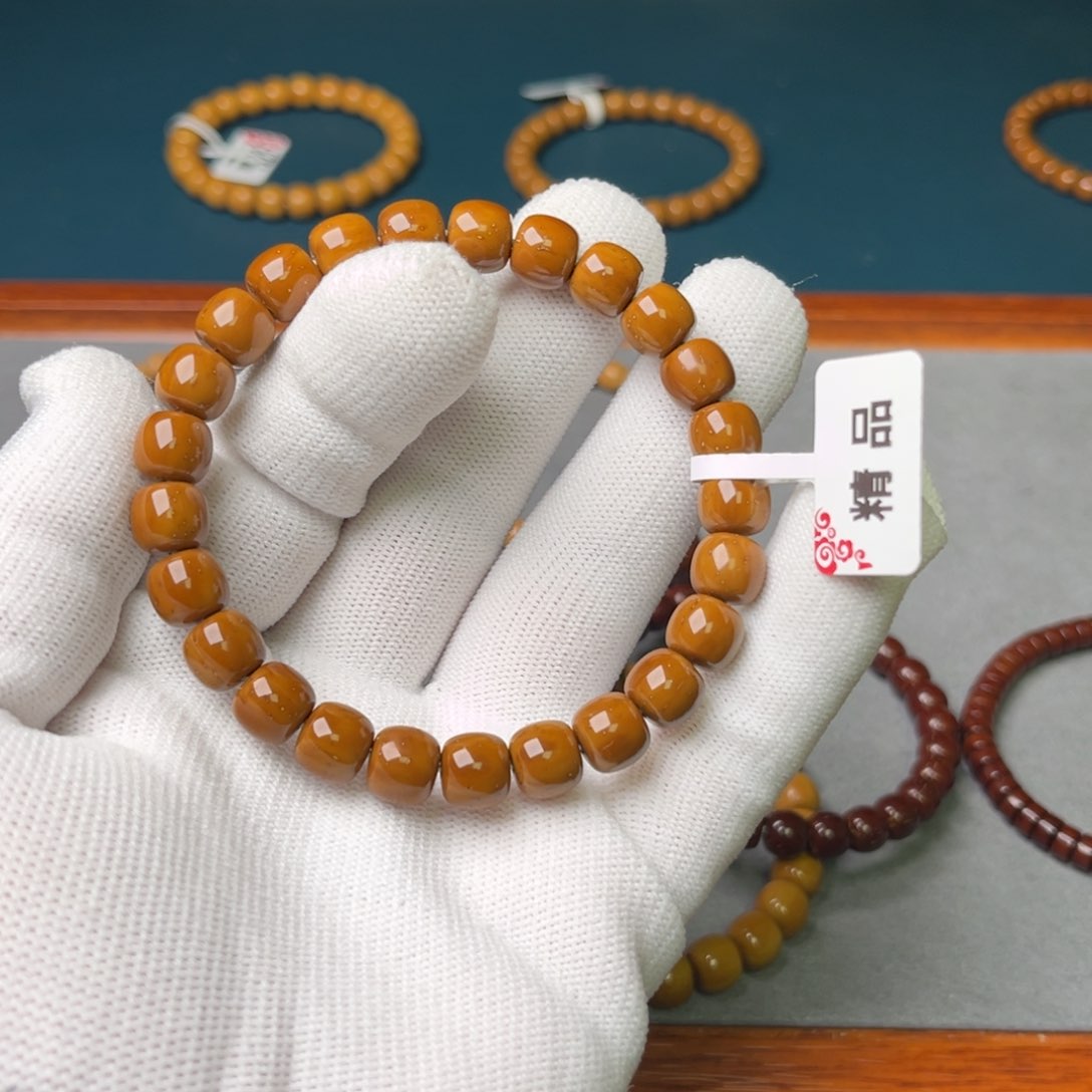 紫金鼠手串9尺精品实心鼠