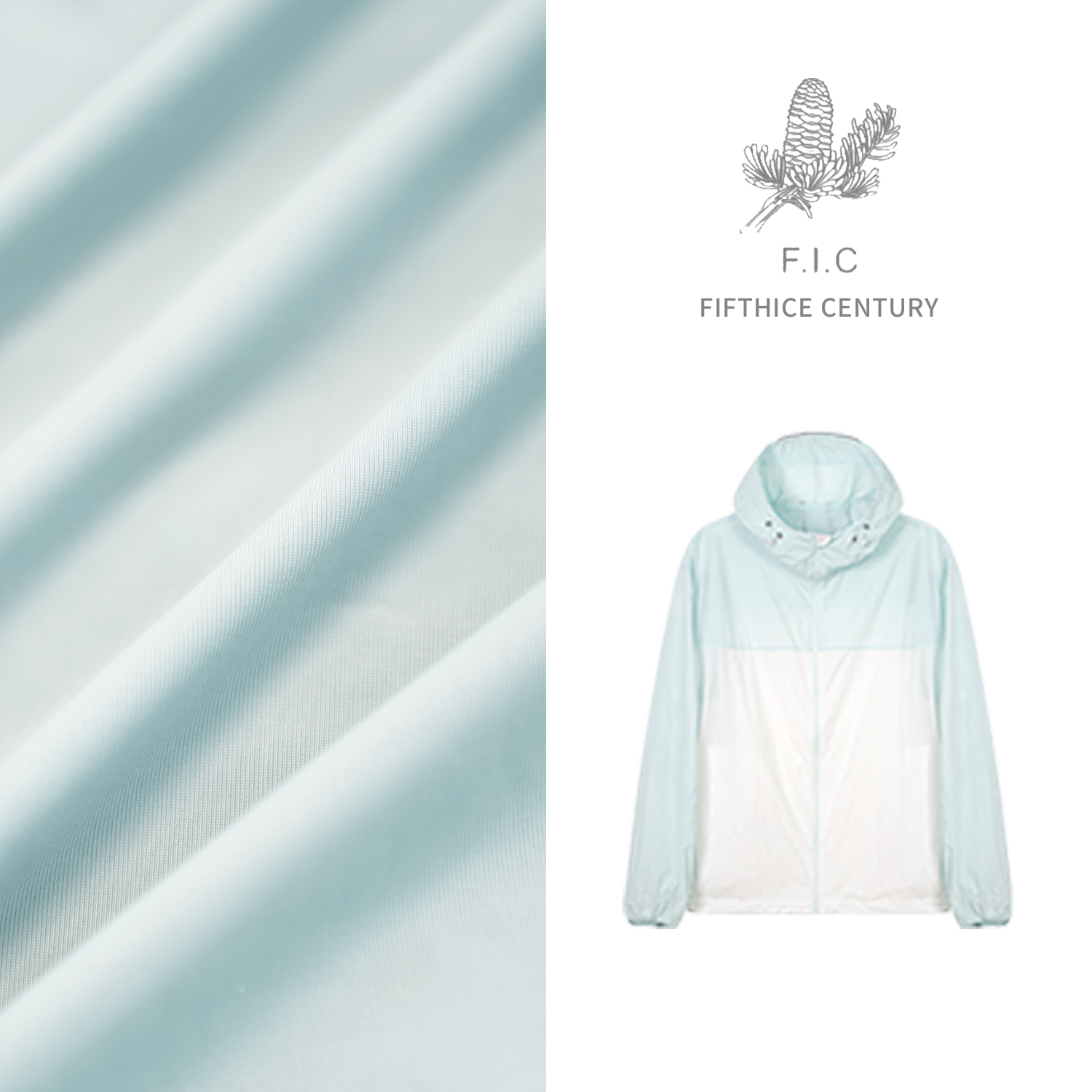 朱先生F.I.C【撞色款驱蚊虫】夏季轻盈透气宽松百搭防晒衣外套