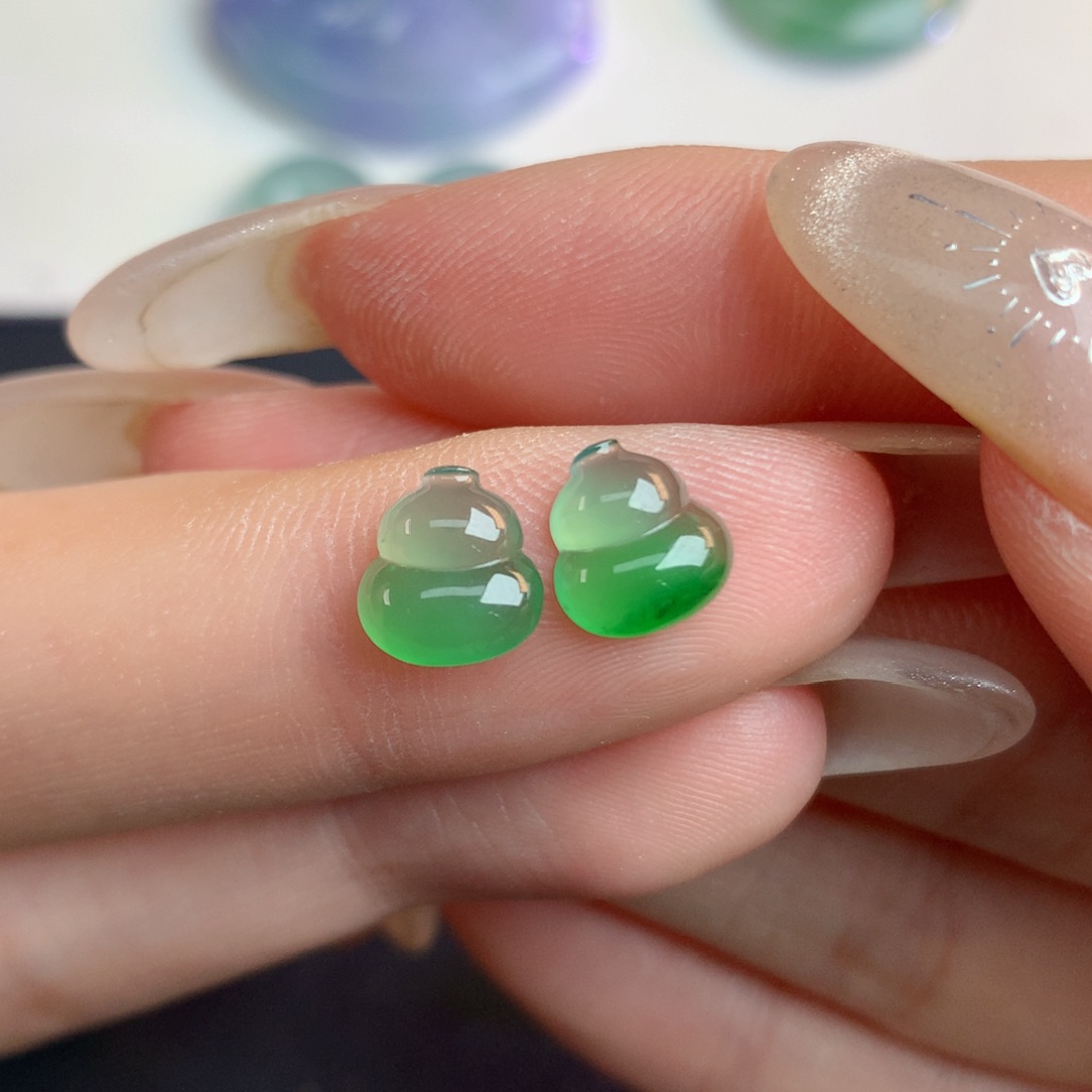 翡翠裸石9.08/7.61/2.77