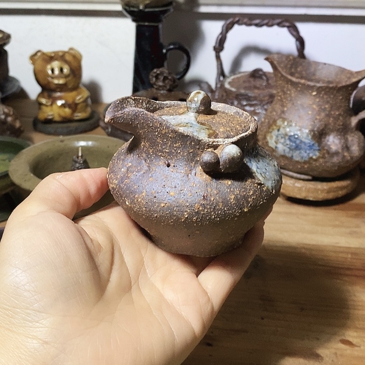 用*~景德镇叶里手作老陶宝瓶