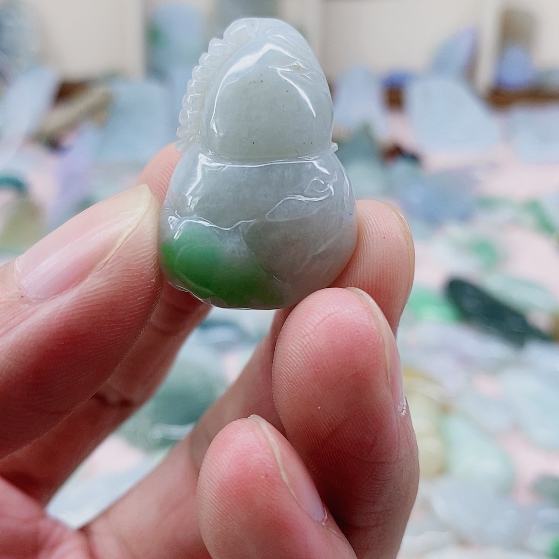 吊坠(不含链)未镶嵌翡翠天然